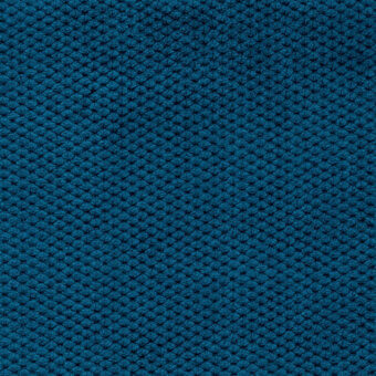 Deep teal velvet fabric texture with a dense pattern of small, raised circular tufts and a consistent, plush surface.